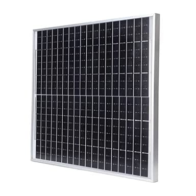 20W 18V Monocrystalline Solar Panel Portable Photovoltaic Panel with High Conversion Efficiency, Compatible with RV, Boat, Trailer & Car Charging Systems