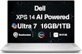 Dell XPS 14 9440 AI Powered Laptop 14.5 Touchscreen OLED 3.2K Display (Intel Ultra 7-165H, 16GB LPDDR5X, 1TB SSD, GeForce RTX 4050, Backlit KB, Fingerprint, 3 Thunderbolt 4, Win 11 Home) (Renewed)