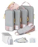 BAGSMART 14 Set Compression Packing Cubes for Travel Essentials
