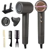 Lonic Hair Dryer, 1500W Brushless Motor Blow Dryer for Fast Drying Compact Lightweight Hair Dryer