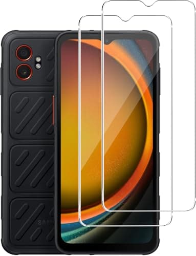 Murmure [2 Pack Screen Protector for Samsung Galaxy Xcover 7 Pro, 9H Hardness [HD Clarity] Anti-Scratch Tempered Glass Screen Film,Easy Installation,Bubble Free
