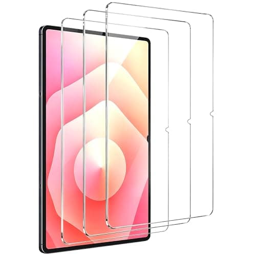 Juvraixo 3 Pack Screen Protector for Samsung Galaxy Tab S11/S10fe/S10 Lite/ S9 FE 10.9-Inch and S9 11-Inch, Tempered Glass Film, Case Friendly HD Clear