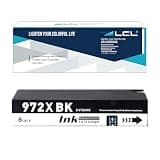 LCL 972X Ink Cartridge Replacement for HP 972X F6T84AN Compatible with HP Pagewide MFP P57750DW Pro 452dn 452dw 477dn 477dw 552dw 577dw 577z P55250dw (Black 1-Pack)