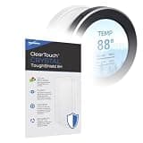 BoxWave Screen Protector Compatible With WOWNOVA Circular Temp Monitor (2.1 in) - ClearTouch Crystal ToughShield 9H (2-Pack), Clear 9H Tough Flexible Film Screen Protector