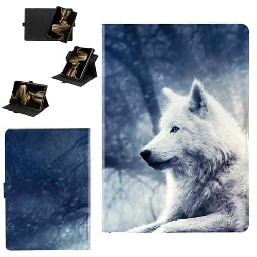 Case Compatible for Qunyico Y7 7 Inch Tablet Case Cover [360-Degree Rotating Support][Hardened Edge Protection Against Drops] Lang
