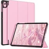 Fintie Case for Onn 11" Core Tablet (2026 Model) - Premium Vegan Leather Slim Lightweight Hard Shell Stand Cover Compatible with Compatible with Onn 11 Inch Gen5 Tablet (Pink)