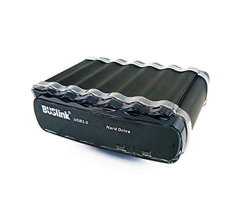 BUSlink XP Compliant BUS-POWERED USB 3.0 External Portable Hard Drive for All OS (4TB)