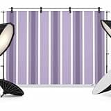 Purple Striped Backdrop 7x5ft Geometric Modern Vertical Lines Abstract Photography Backdrop Photoshoot Background Tapestry Banner for Birthday Baby Shower Decoration Party Video Photo Studio Props