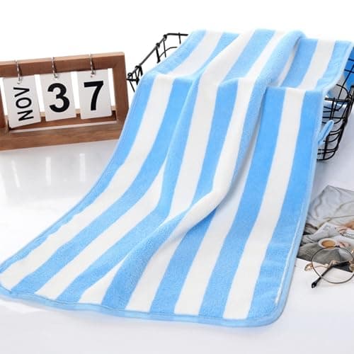 Synvexor Beach Towel,Pack of 2,Large Soft Quick Dry Cotton Terry Towels Set for Pool,Swim,and Hot Tub,Oversized 29"X13"