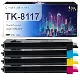 VCXDFRTE TK-8117K TK-8117C TK-8117M TK-8117Y Toner Cartridge,1 Set