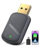 Mini Wireless CarPlay Adapter for Apple iPhone - Wired to Wireless Converter, 5GHz WiFi Zero-Lag Dongle, Stable Auto-Connect, Gold-Plated USB-A/C for All Wired CarPlay Cars 2016+, Plug & Play