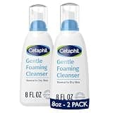 Cetaphil Oil Free Gentle Foaming Facial Cleanser, Sensitive Skin, 8 fl oz, 2 ct
