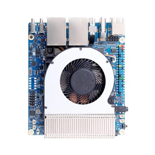 Orange Pi 6 Plus 16GB RAM LPDDR5 12 Core 64 Bit Single Board Computer, CIX SoC 45TOPS AI NPU Mini PC Run Linux, Android, Windows, ROS2 OS with Heat Dissipation Assembly with Cooling Fan