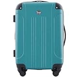 Travelers Club Chicago Hardside Expandable Spinner Luggage, Teal, 22" Carry-On