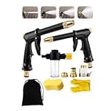 Jet Sweeper Nozzle Power Washer for Garden Hose, Ivy Ever Pressure Washer, 4-Mode Pressure Washer Wand for Patio Cleaning, Plant Watering, and Pet Washing (B)