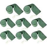 8 Flood Barriers, 82.7 in / 210 cm Long Thickened Canvas Sandbags, Reusable Quick Flood Protection for Home, Garage, Garden, High-Strength Polyester Drawstring