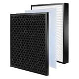 JXHOENGPO Replacement HEPA and Carbon Filter, Compatible with Sharp, for UA-HD50E-L UA-HD50U-L UA-HD40E-L UA-HD40E-T UA-HD40U-L Air Purifier(Hepa and Carbon)