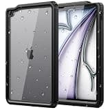 Guirble for iPad Air 11 inch Case M4 2026 & M3 2025 & M2 2024 - IP68 Waterproof,Shockproof Dust/Snow Proof Cover,Full-Body Heavy Duty Protective iPad Case (Black)