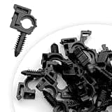 20Pcs Wire Loom Routing Retainer Clip – I.D. 1/4" O.D. 3/8" – Replacement for GM OE# 12040984 / Auveco 19440 – Compatible with Chevy, Buick, Cadillac, Pontiac & More