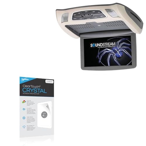 BoxWave Screen Protector Compatible with Soundstream VCM-103DM - ClearTouch Crystal (2-Pack), HD Film Skin - Shields from Scratches