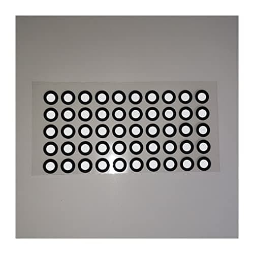 POEMYSIR 1000 Points 3D Scanner Markers Locate Highly Reflective Target Points Gauge Point - Portable and Practical(3 * 6)