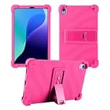 Case for onn 8.1" Tablet 2026 Gen 5 – Soft Silicone Shockproof Cover with Kickstand, Kid-Friendly (Pink)