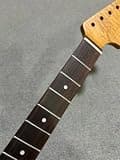 Big head 21 Frets Roasted Flame Maple Rosewood electric guitar neck Hole:8mm