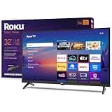 Roku Smart TV – 32-Inch Select Series, 720p HD TV – Roku TV with Voice Remote – Flat Screen LED Television with Wi-Fi for Streaming Live Local News, Sports, Family Entertainment