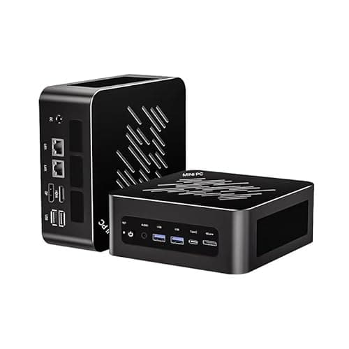 Fastcalc Gaming Mini PC Ryzen AI 9 HX 470 370 7 PRO 360 USB4 2x2.5G LAN 2xNVMe Win11 Metal Mini Computer
