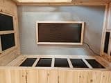 Portable Far Infrared Sauna Heater, Hemlock Wood, Supplemental Floor Heater for Sauna Rooms, 23.82 X 11.73 X 1.3 in, 2.45 Lbs