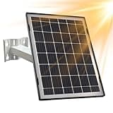 5W Solar Panel for Security Camera, 5V USB Solar Charger with Type-C Port, IP66 Waterproof, 360° Adjustable Bracket & 6.5ft Cable for Outdoor Rechargeable Battery Camera