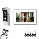Video Doorbell WiFi Camera Wired 7 inch Touchscreen Monitor