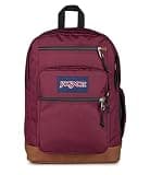JanSport Cool Backpack with 15-inch Laptop Sleeve, Large Computer Bag Rucksack with 2 Compartments, Ergonomic Straps, Cherry Lacquer