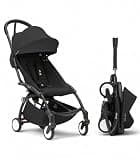Stokke YOYO3 Stroller from 6 Months - Includes Black Frame, Seat Cushion & Canopy - Folds in & Out in a Flash - Light & Compact - Carry-On Compatible