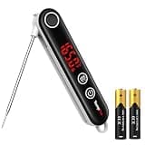 TempPro TP18 Thermocouple 0.5 Sec Instant Read Meat Thermometer Digital, Cooking Food Thermometer for Grill, BBQ, Smoker, Deep Fry, Candy, Bakeware-Fathers Day Gift for Dad(Previously ThermoPro)