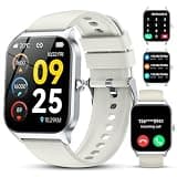 CASCHO Smart Watches for Women, 1.85" HD Smartwatch with 120+ Sports Modes/Heart Rate/Sleep Monitor, IP68 Waterproof Fitness Tracker with Bluetooth Calling/Music Control for Android iOS