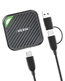 KEXIN External SSD 512G USB C Portable SSD Up to 2000MB/s External Solid State Drive USB 3.2 Gen 2x2 Type-C Portable Solid State Drive for PC Mac Game Console