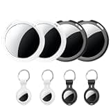 4 Pack Apple MFi Certified Tracker Tags Works with Apple Find My (iOS Only)