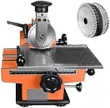 Semi-Automatic Desktop Metal Nameplate Stamping Machine for Copper, Aluminum, Stainless Steel & PVC Card Sign Engraving Tool