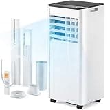 EUHOMY Portable Air Conditioners, 8,000 BTU AC for Rooms Up to 350 Sq. Ft.