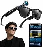 2026 AI Smart Glasses with 8MP 4K Camera, Video Recording Glasses with Photo, Real-Time Translation in 139 Languages, ChatGPT Voice Assistant, Open-Ear Bluetooth Headphones, Travel, Meetings & Vlog