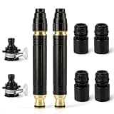 2Pcs Home High Pressure Car Wash Water Gun, High Pressure Hose Nozzle with Adjustable Spray, High Pressure Washer Gun for Garden Watering & Car Cleaning