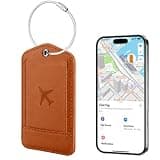 Smart Luggage Tracker Tag for Suitcase & Backpack – Works with Apple Find My, Anti-Lost Item Finder, Privacy Card, Rechargeable Travel Safety Tag