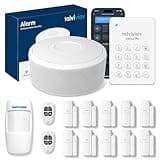tolviviov Alarm System for Home Security, Door Alarm Systems, App Alerts, 15Piece Kit, No Monthly fee, WiFi Alarm, Door Window Motion Sensor, for Home Security and Kids Safety