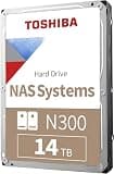 Toshiba N300 14TB NAS 3.5-Inch Internal Hard Drive - CMR SATA 6 Gb/s 7200 RPM 512 MB Cache - HDWG51EXZSTA