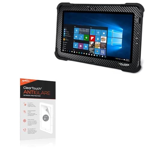 BoxWave Screen Protector Compatible with Xplore Technologies XSlate B10 - ClearTouch Anti-Glare (2-Pack), Anti-Fingerprint Matte Film Skin