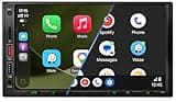 [Upgraded DSP & Hi-Fi Sound] 7'' Double Din Car Stereo, Wireless Apple CarPlay & Android Auto, 240W Peak Power Audio, 7 Inch HD Touchscreen, Bluetooth, Backup Camera, Pro Equalizer Sound Tuning