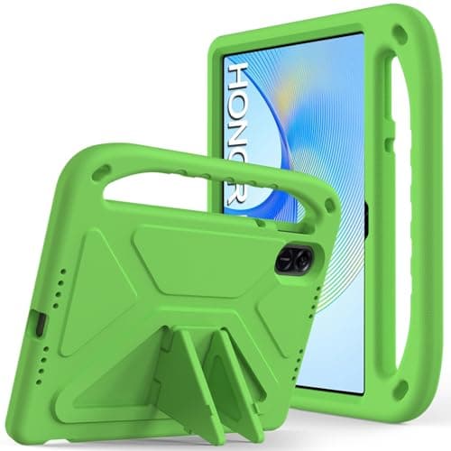 Kids Friendly Case for Honor Pad X9 11.5inch 2023 Tablet Case, Lightweight EVA for Honor Pad X9 Case Shockproof Cute Protective Case, with Shoulder Strap Cover(Green)