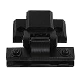 OUNONA Turntable Lid Hinges: Dust Cover Replacement Part Hinge - Universal Vinyl Record Parts for Home Audio Setup Restoration Black
