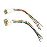 Ywdiml 2PCS 6 Pin Electrical Connector, Vehicle Quick Disconnect Wire Connector Male Female Socket Plug, 6-Pin Auto Electrical Connection Plug, Universal for SUV Van Truck Sedan